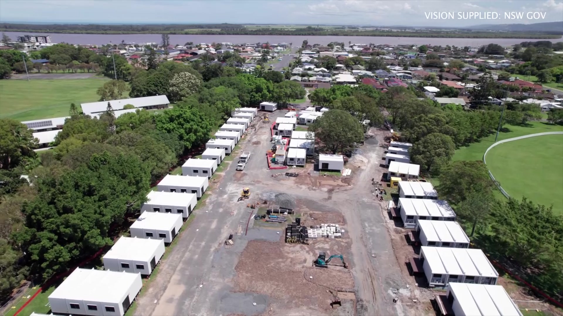 Ballina temporary housing site nearing completion in time for Christmas