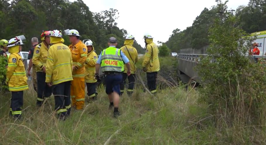 Man’s body found nearly four days after Pacific Highway crash