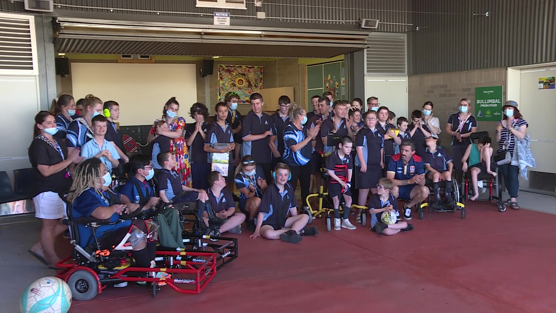 Newcastle Jets host soccer clinic at Bullimbal school