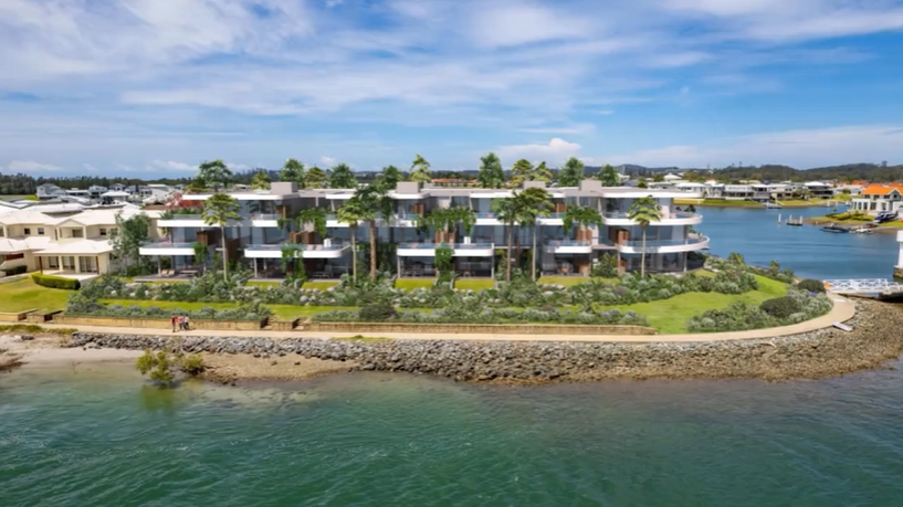 Multi-storey apartments concerning to quiet Port Macquarie street